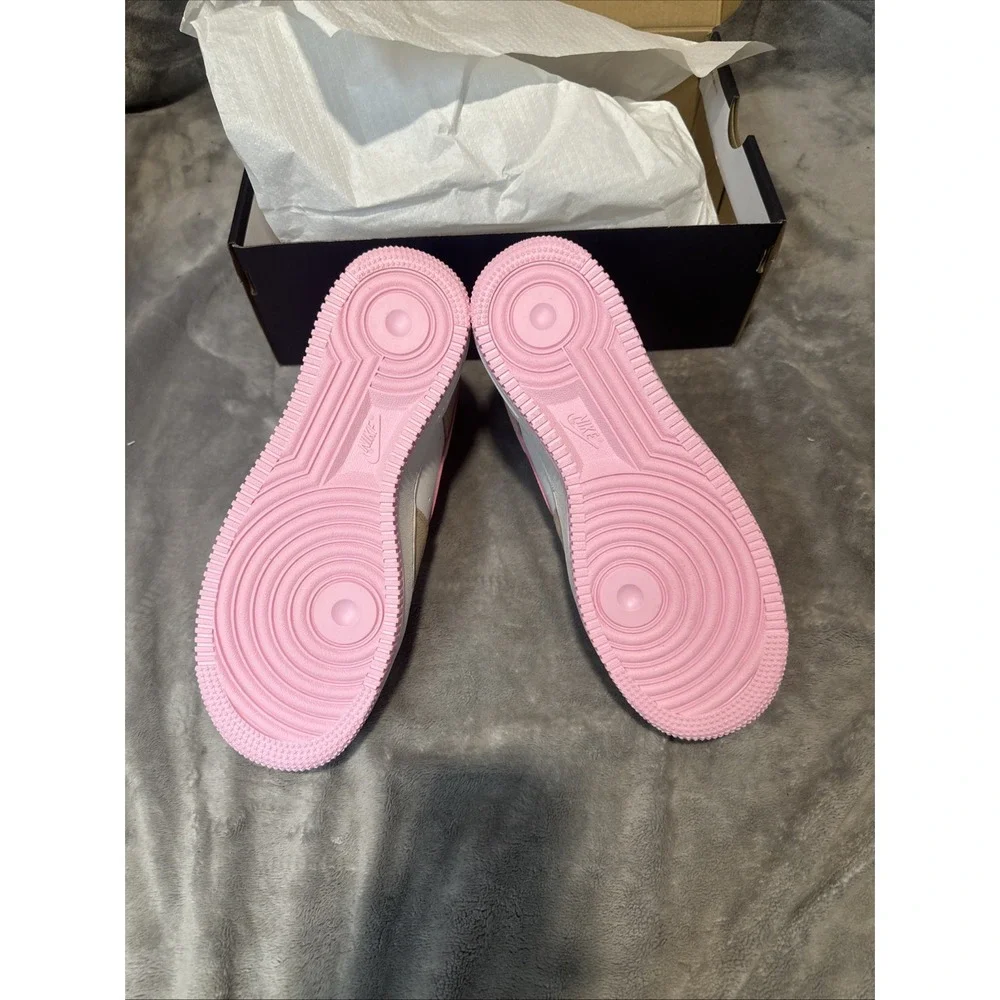 Nike Air Force 1 Low '07 LV8 Hemp Soft Pink Phantom Grey FQ8714-202 US7 M 8.5w